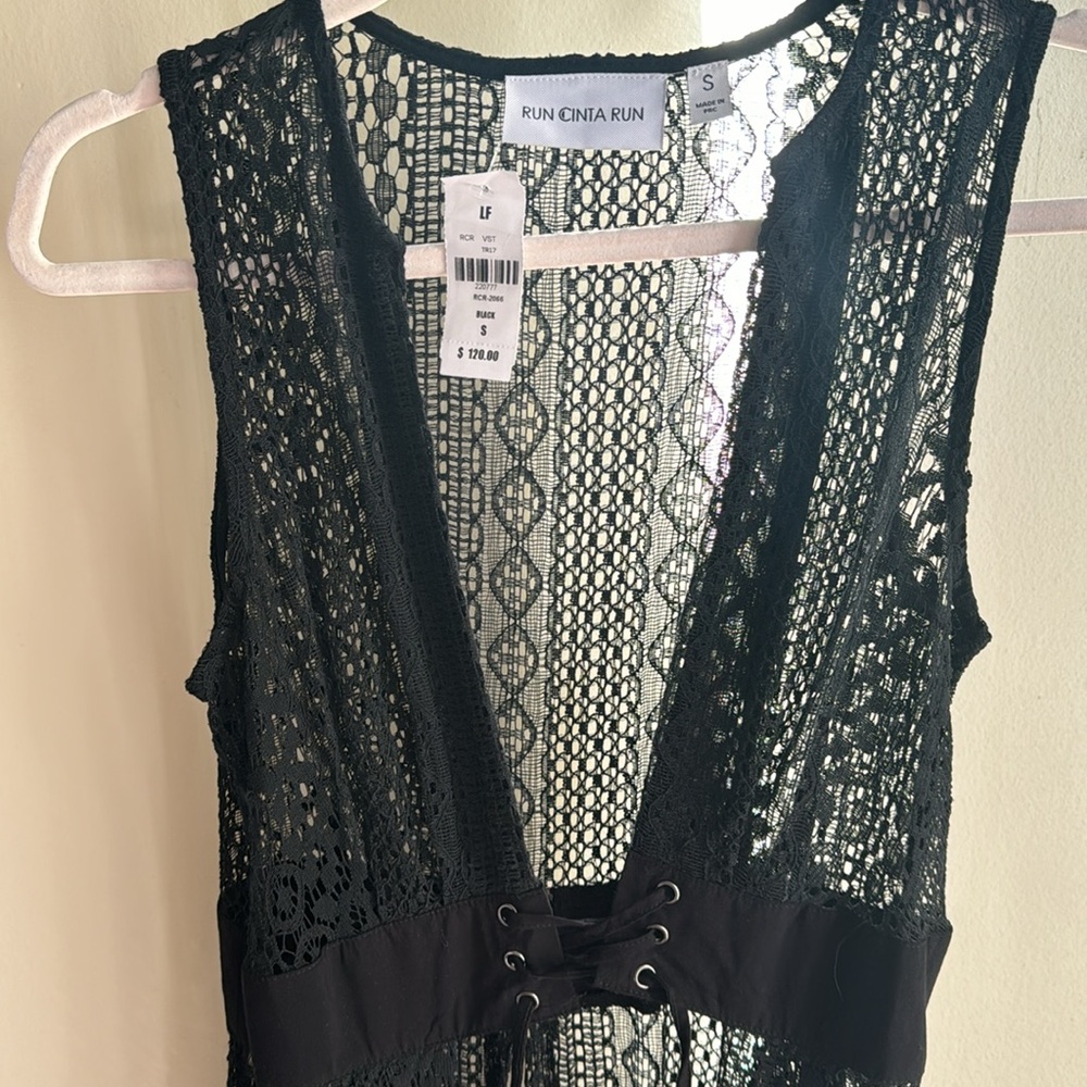 NWT Black Swim Cover Up